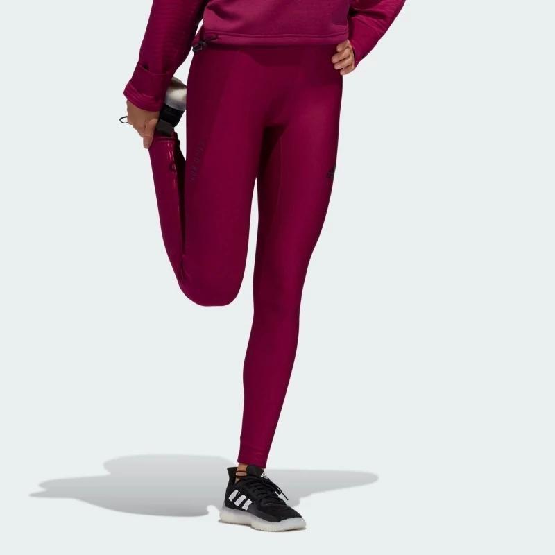 Alphaskin Cold.Rdy Long Leggings, Burgundy, , large image number 1