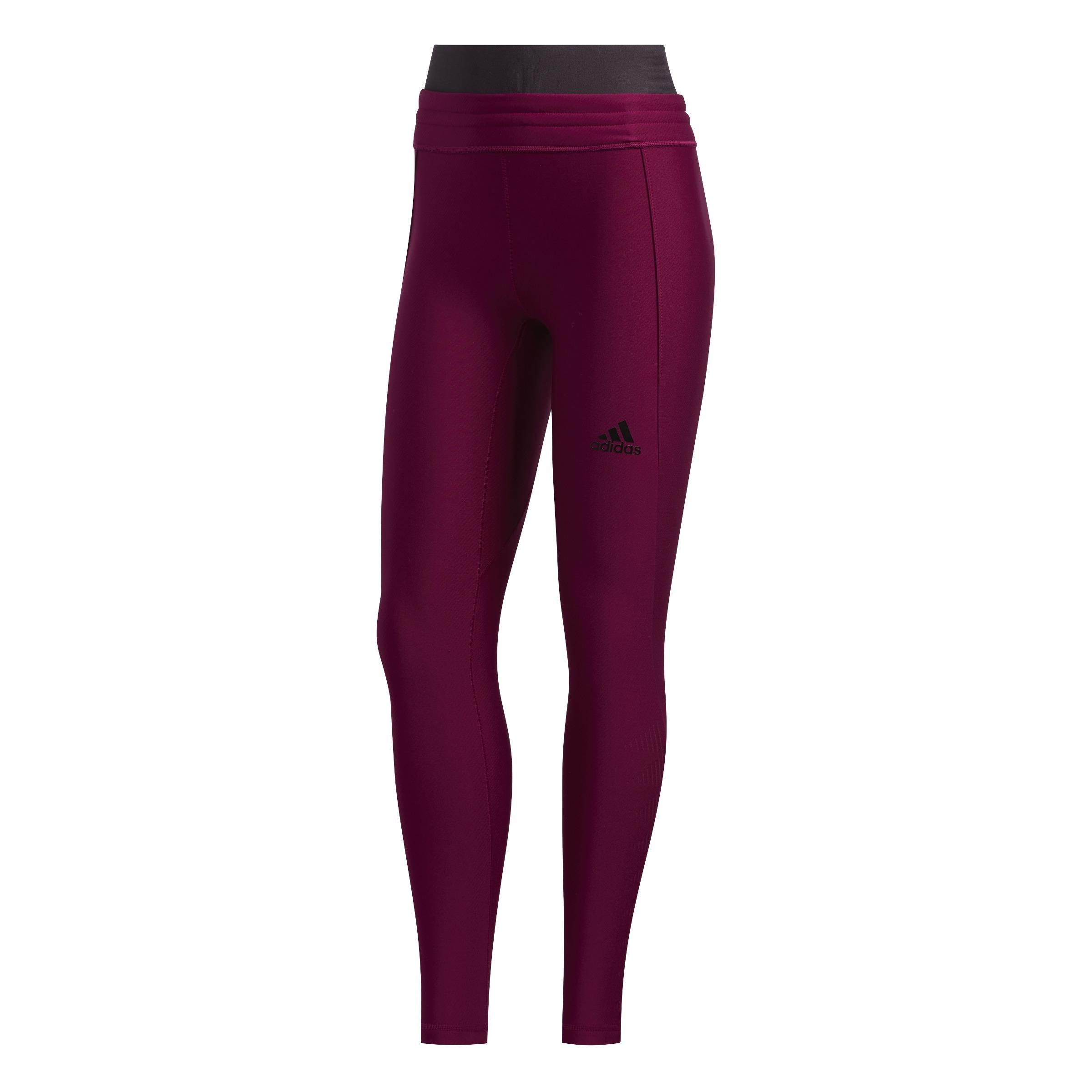 Alphaskin Cold.Rdy Long Leggings, Burgundy, , large image number 2