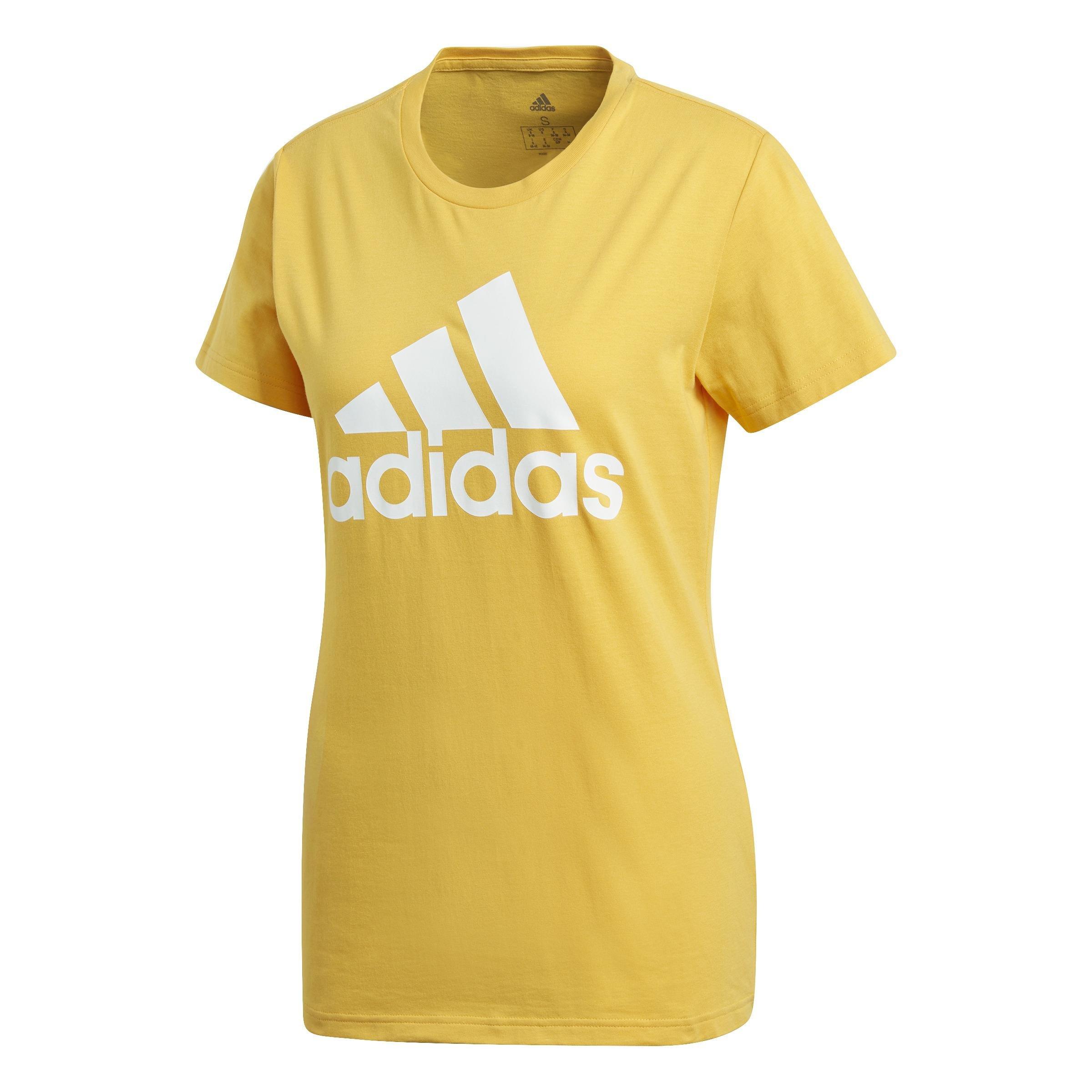 Women Must Haves Badge Of Sport T-Shirt, Yellow, A901_ONE, large image number 0