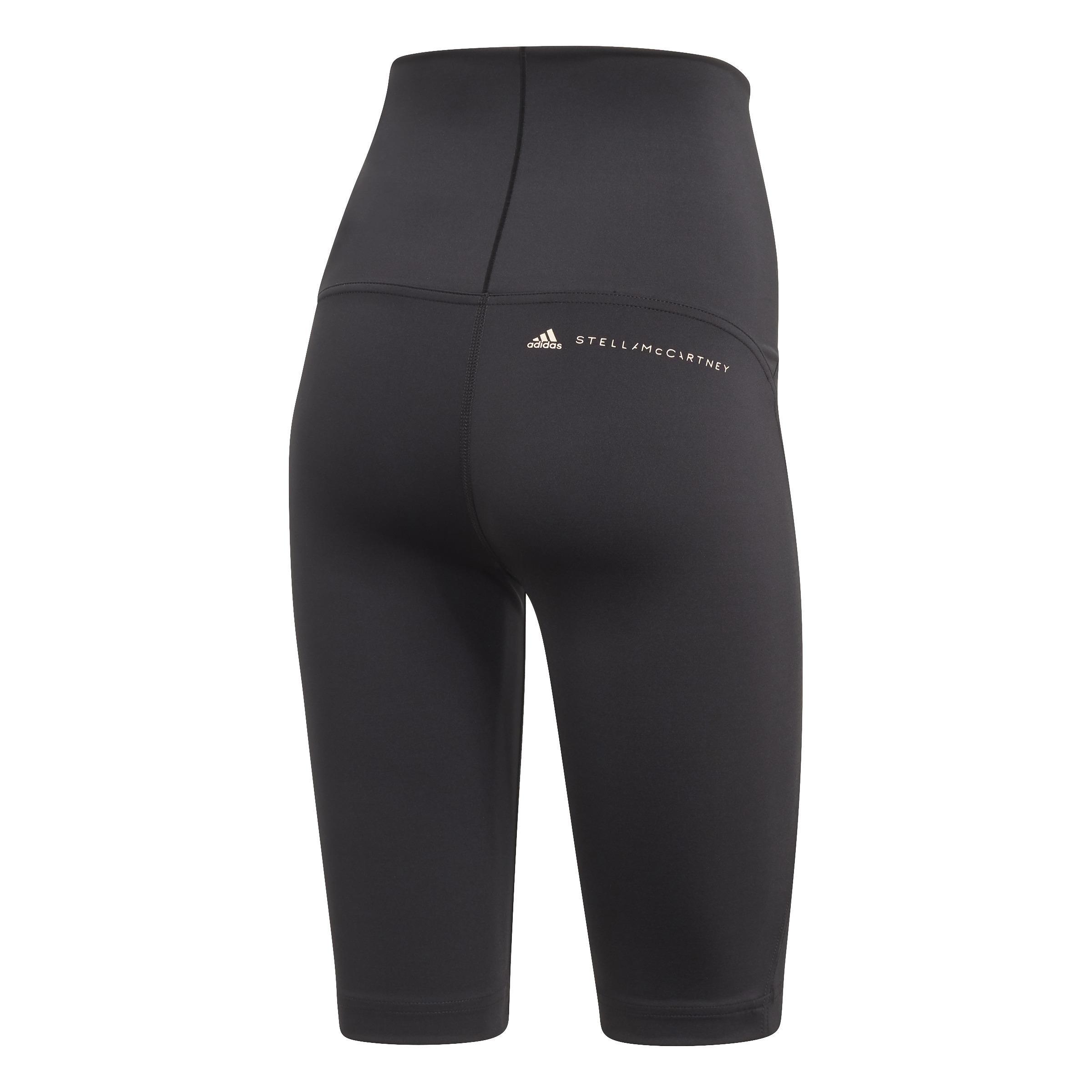 adidas by Stella McCartney TruePurpose High-Waist Bike Shorts, Black, A901_ONE, large image number 2