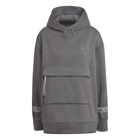 Women Adidas By Stella Mccartney Pull-On Hoodie, Grey, A901_ONE, large image number 2