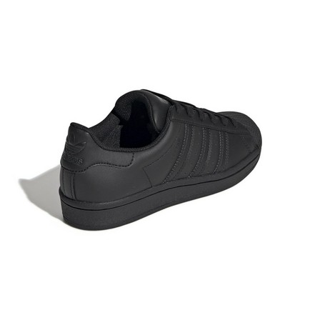 Kids Unisex Superstar Shoes, Black, A901_ONE, large image number 3