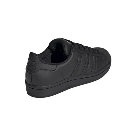 Kids Unisex Superstar Shoes, Black, A901_ONE, large image number 5