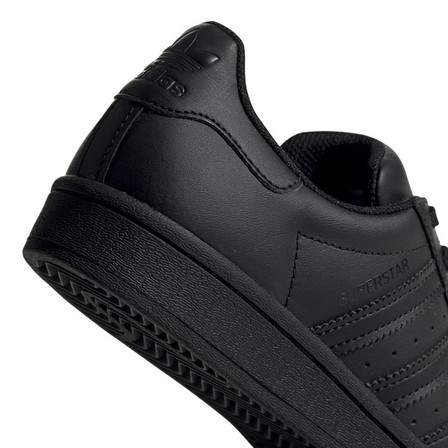 Kids Unisex Superstar Shoes, Black, A901_ONE, large image number 10
