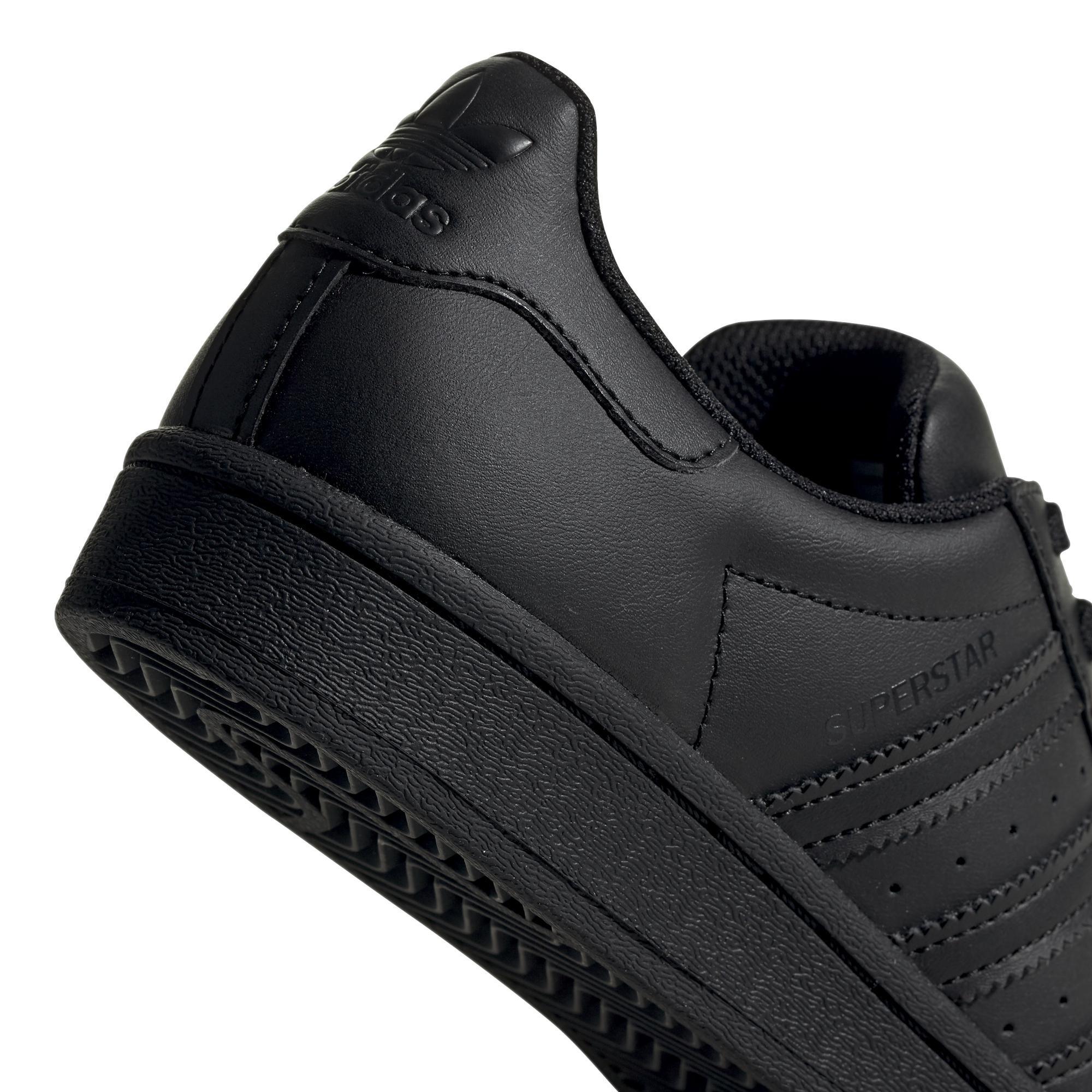 Unisex Kids Superstar Shoes, Black, A901_ONE, large image number 10