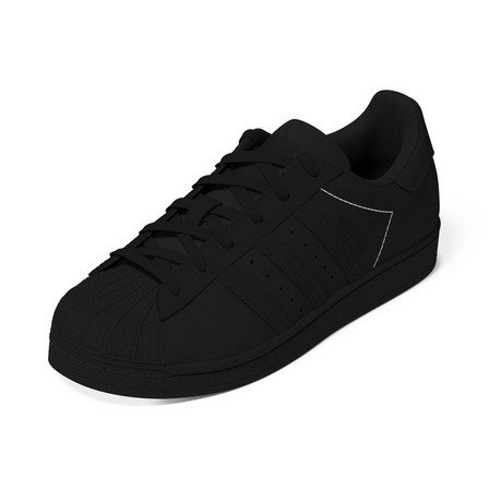 Kids Unisex Superstar Shoes, Black, A901_ONE, large image number 13