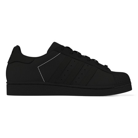 Kids Unisex Superstar Shoes, Black, A901_ONE, large image number 14
