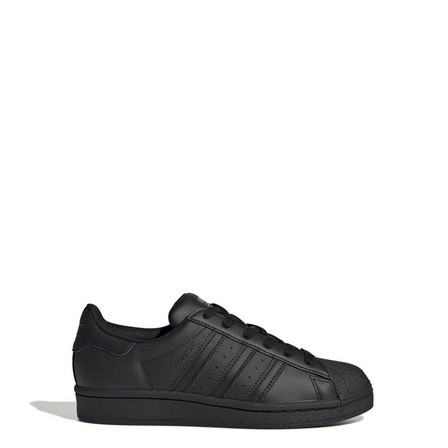Kids Unisex Superstar Shoes, Black, A901_ONE, large image number 19