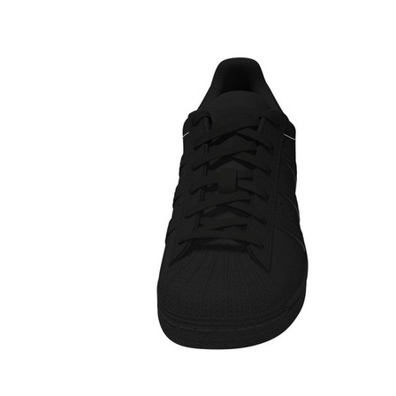 Kids Unisex Superstar Shoes, Black, A901_ONE, large image number 20