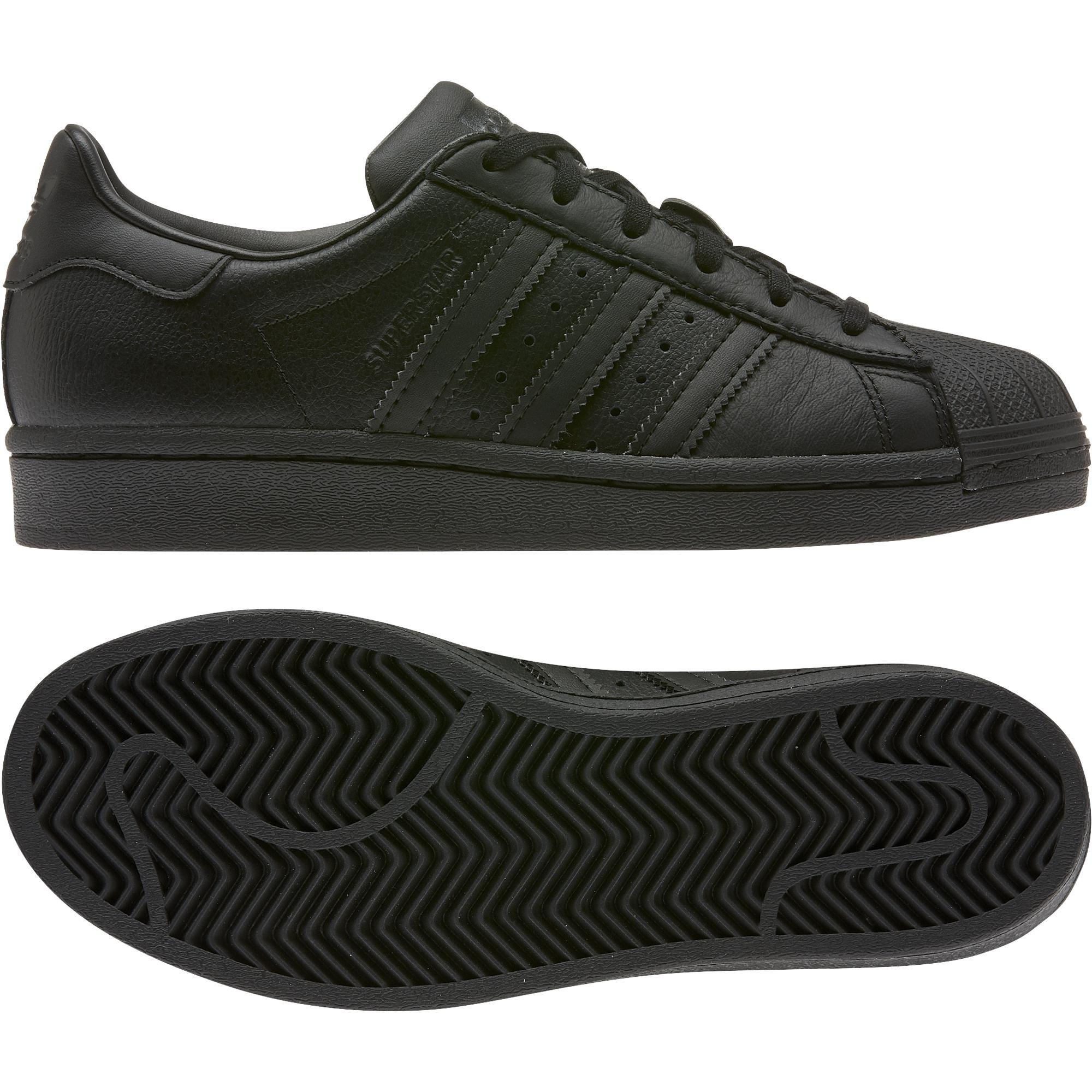 Unisex Kids Superstar Shoes, Black, A901_ONE, large image number 33