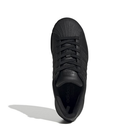 Kids Unisex Superstar Shoes, Black, A901_ONE, large image number 35