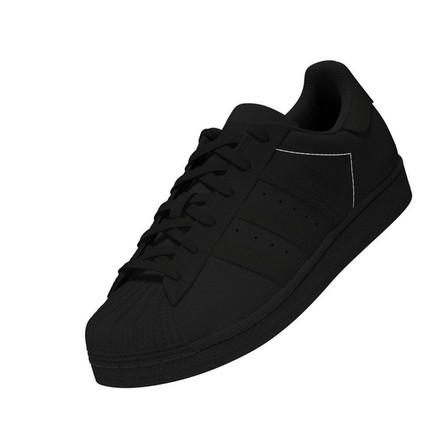 Kids Unisex Superstar Shoes, Black, A901_ONE, large image number 39