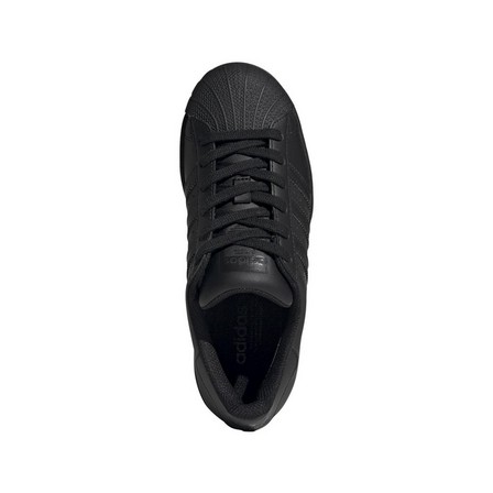 Kids Unisex Superstar Shoes, Black, A901_ONE, large image number 49