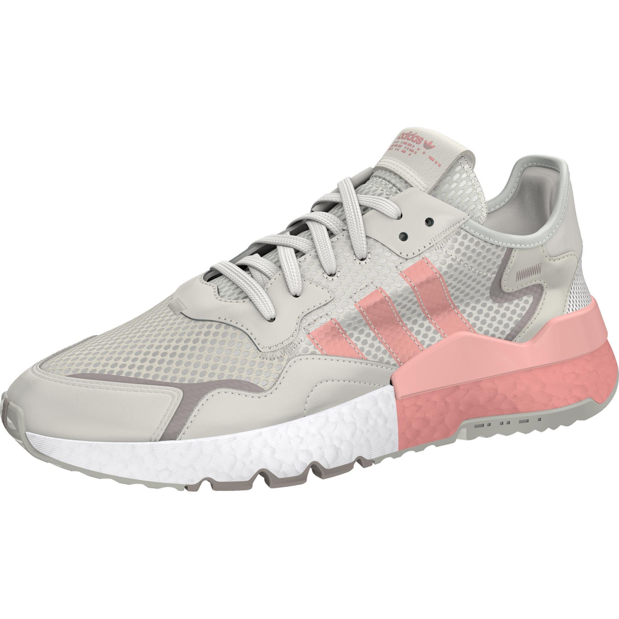 Adidas nite best sale jogger women's pink