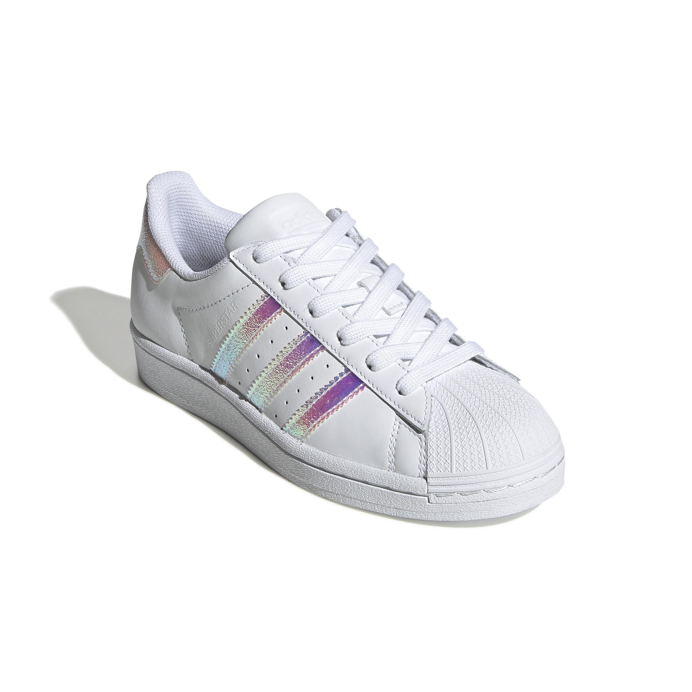 Unisex Kids Superstar Shoes, White, A901_ONE, large image number 0