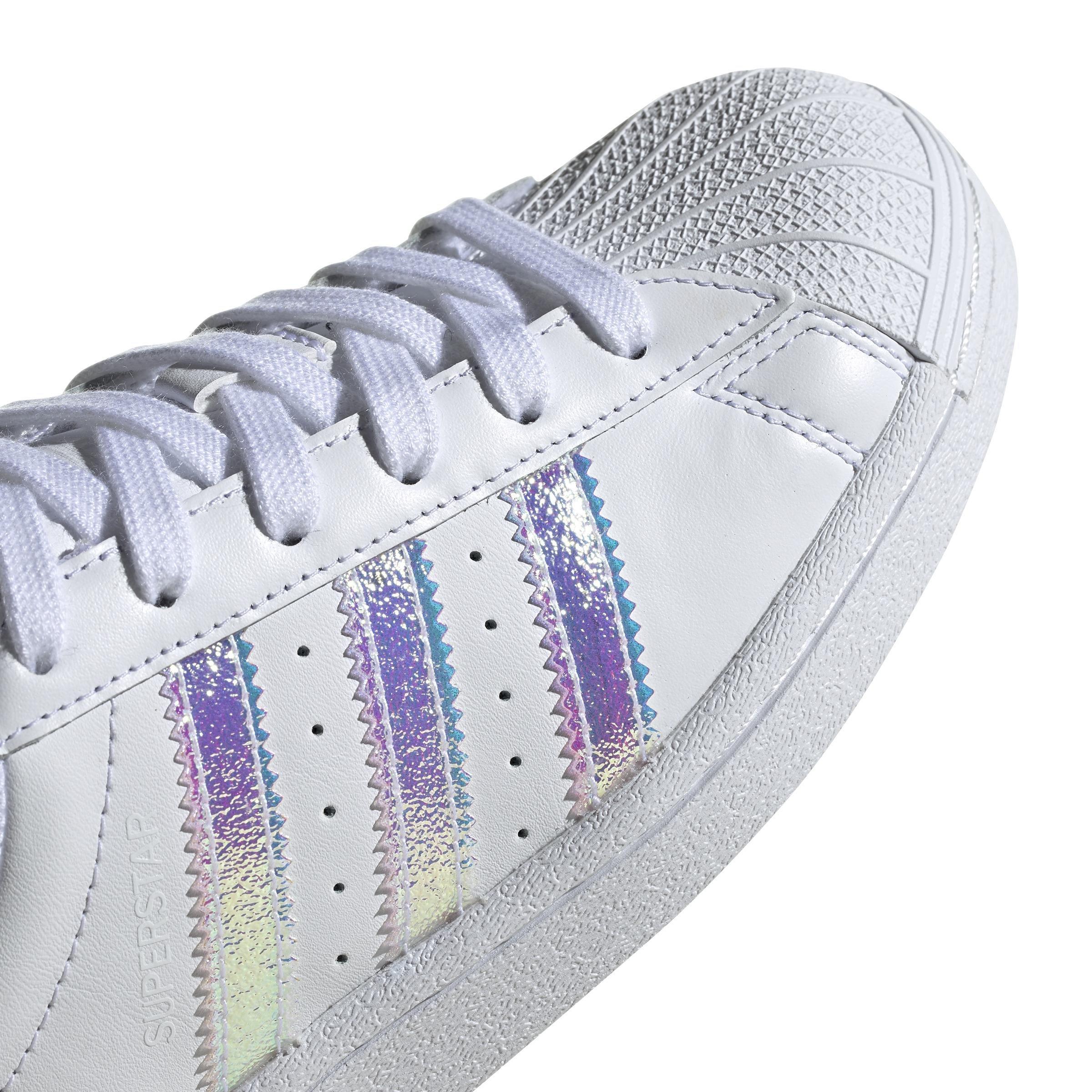 Unisex Kids Superstar Shoes, White, A901_ONE, large image number 4