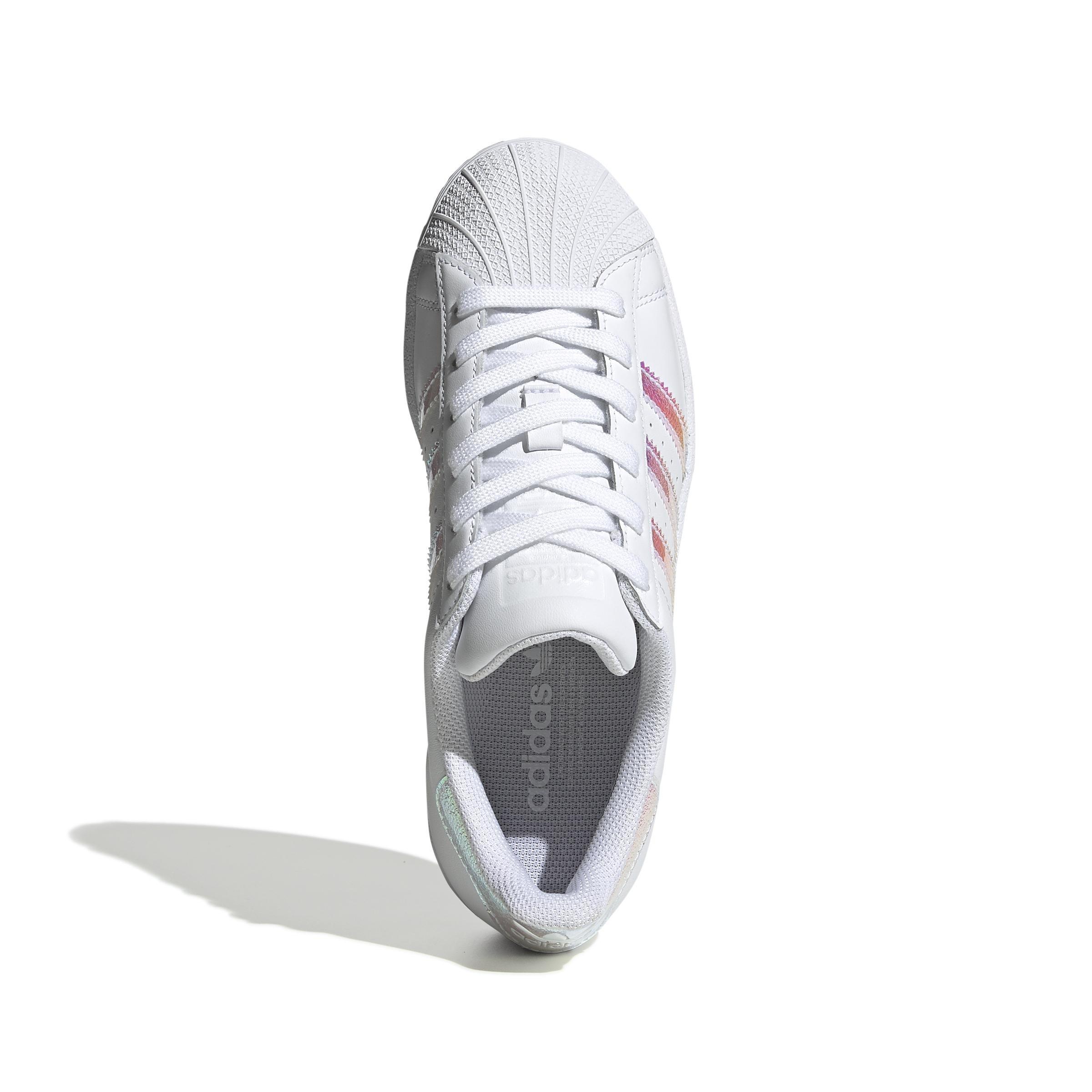 Unisex Kids Superstar Shoes, White, A901_ONE, large image number 5