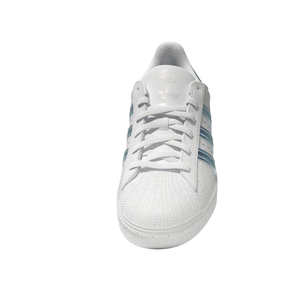 Unisex Kids Superstar Shoes, White, A901_ONE, large image number 6