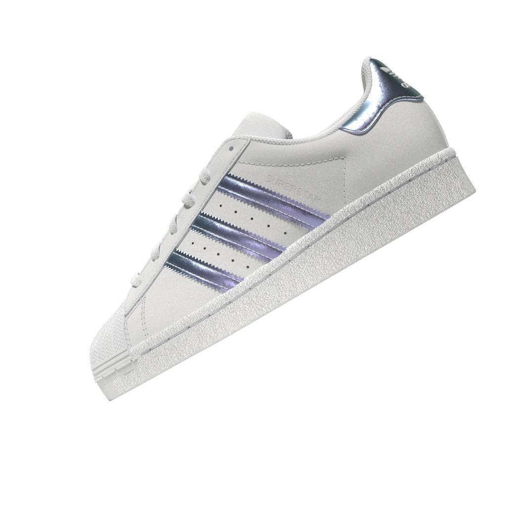 Unisex Kids Superstar Shoes, White, A901_ONE, large image number 10