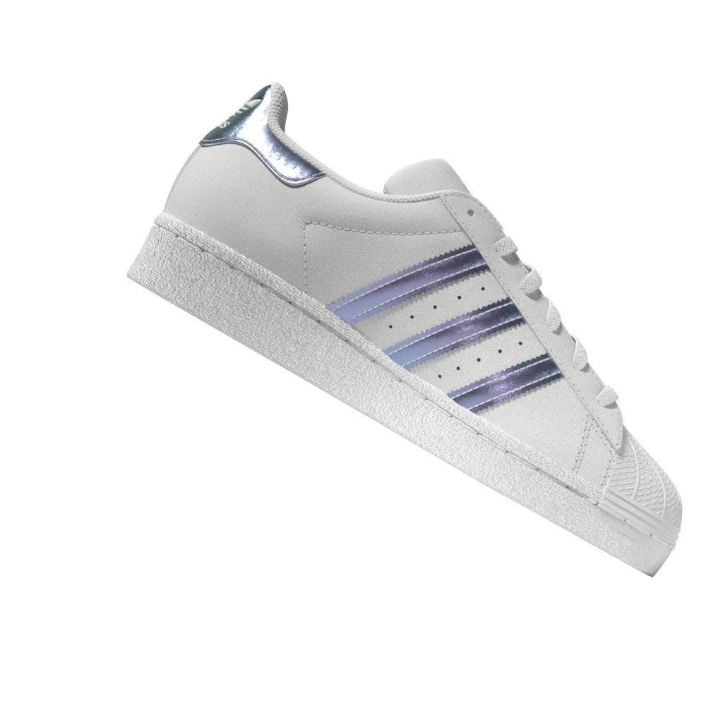 Unisex Kids Superstar Shoes, White, A901_ONE, large image number 14