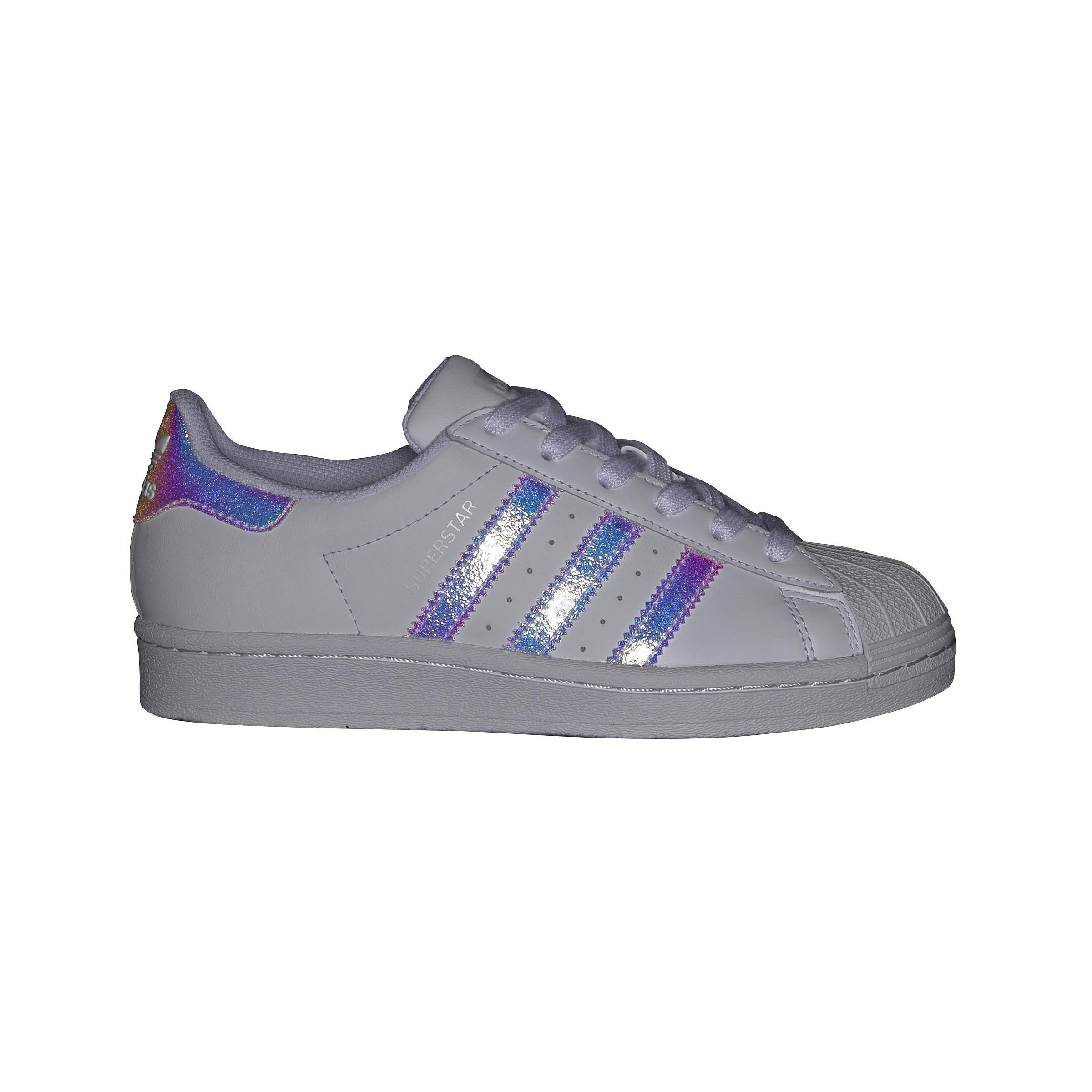 Unisex Kids Superstar Shoes, White, A901_ONE, large image number 18