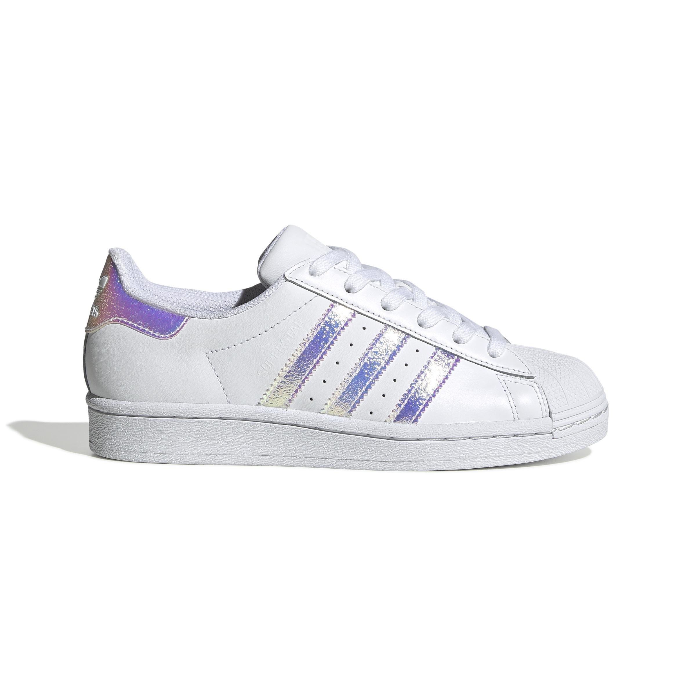 Unisex Kids Superstar Shoes, White, A901_ONE, large image number 19