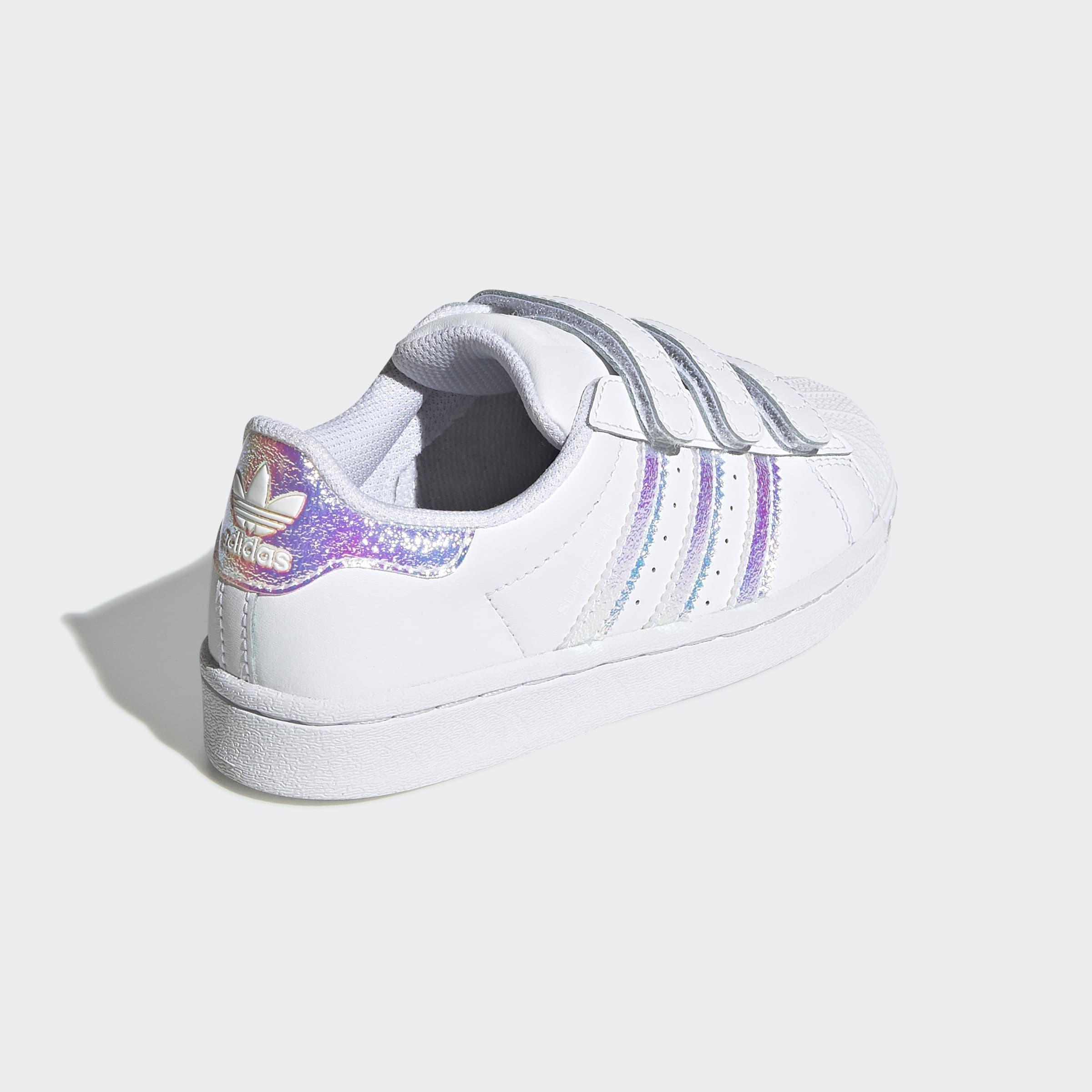 Unisex Kids Superstar Shoes , White, A901_ONE, large image number 3