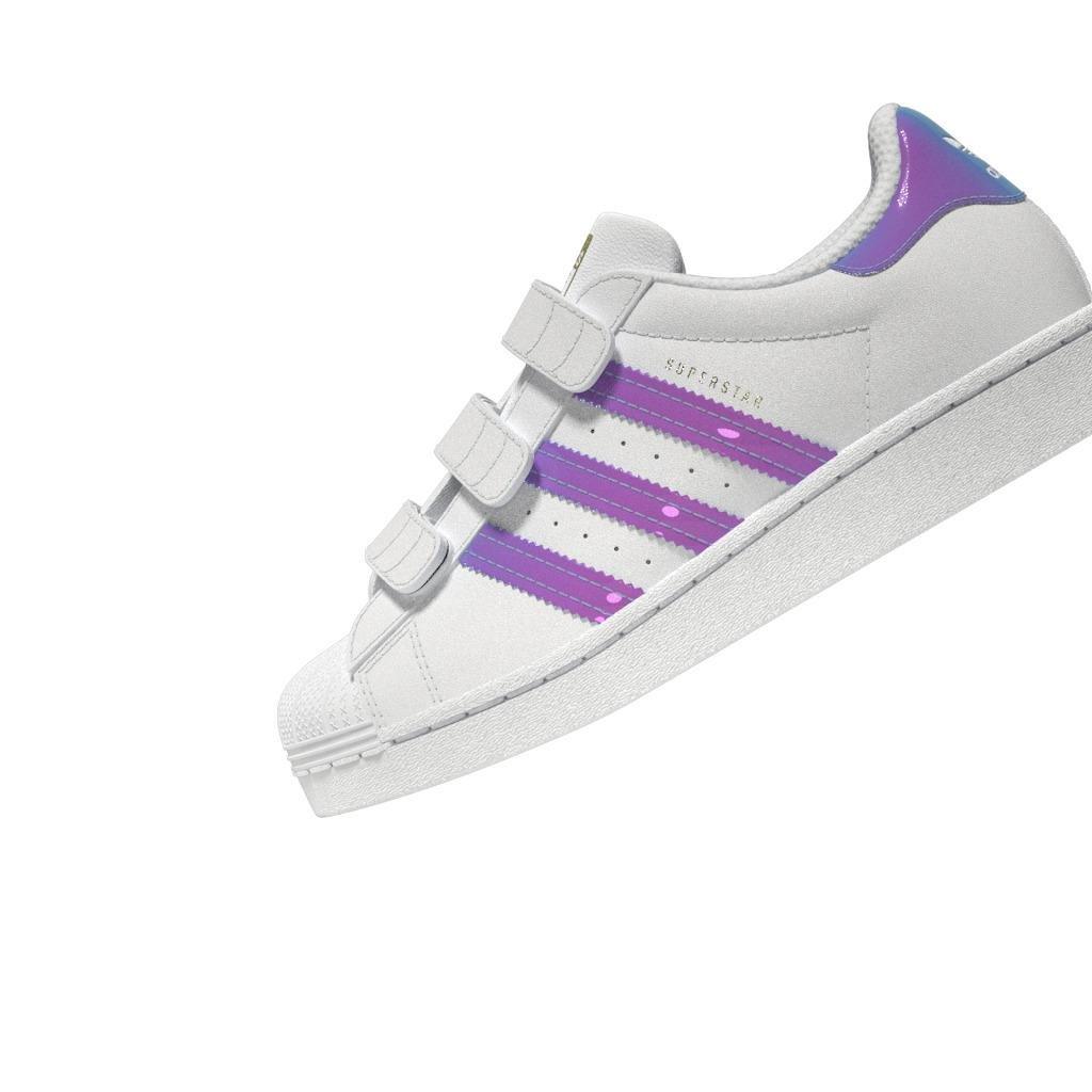 Unisex Kids Superstar Shoes , White, A901_ONE, large image number 6