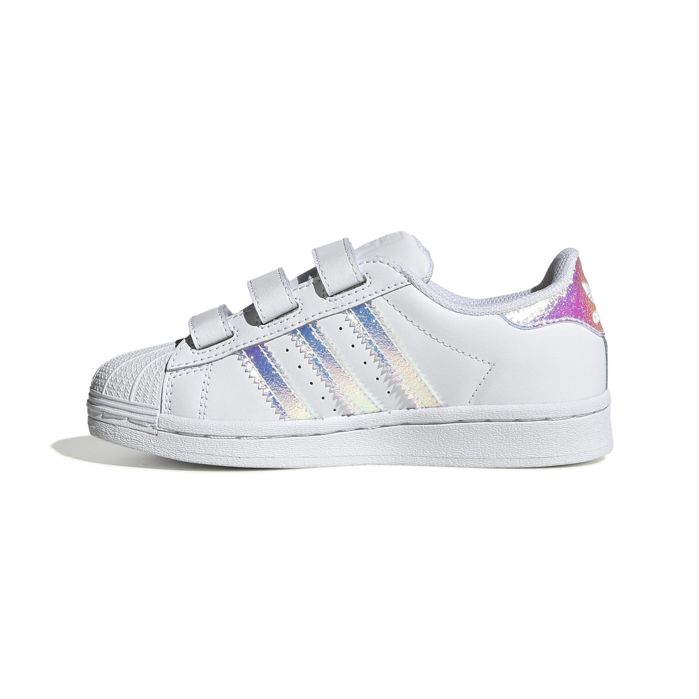 Unisex Kids Superstar Shoes , White, A901_ONE, large image number 7