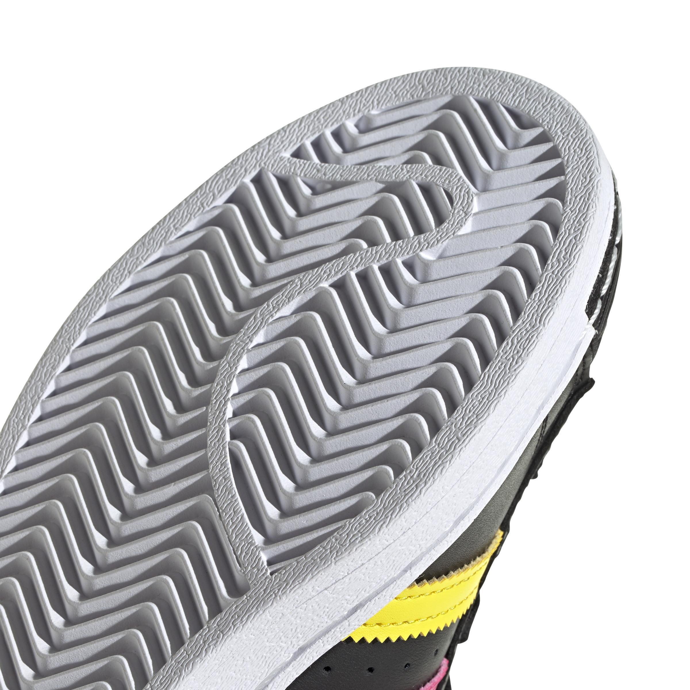 Unisex Kids Superstar Shoes, Black, A901_ONE, large image number 3