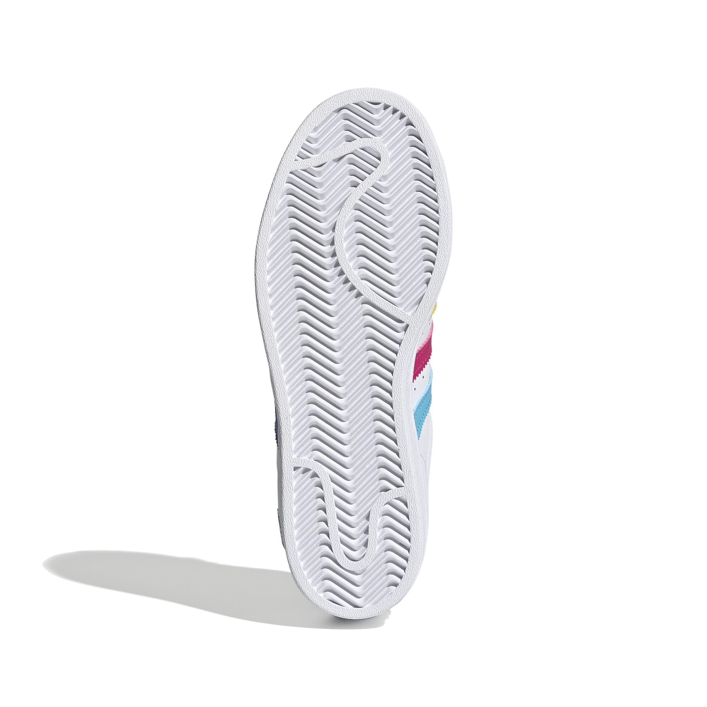 Unisex Kids Superstar Shoes , White, A901_ONE, large image number 5