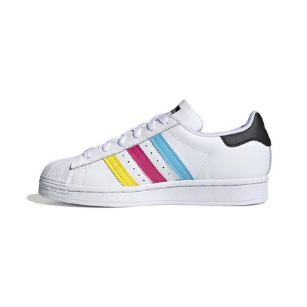 Kids Superstar Shoes Ftwr, White, A901_ONE, large image number 10