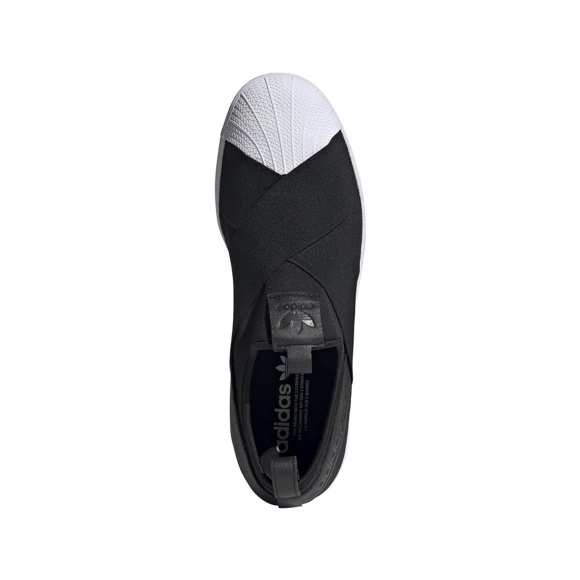 Superstar adidas slip on hot sale preto