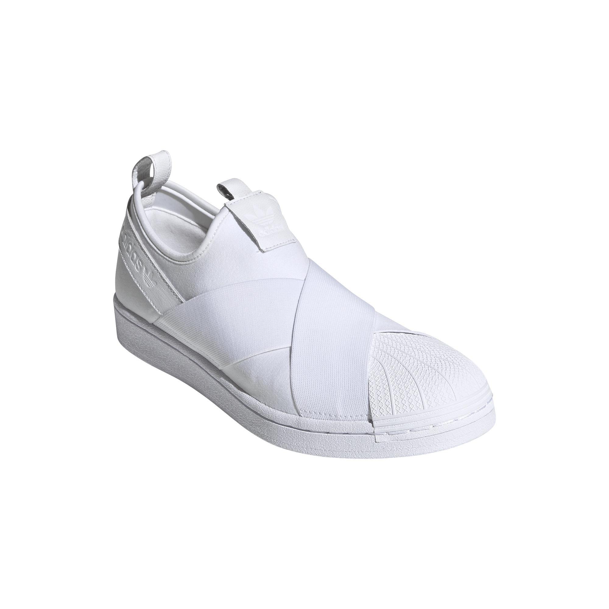 Adidas superstar slip on mens silver on sale