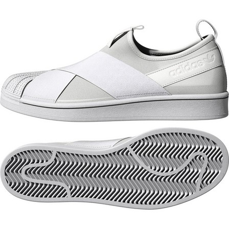Men Superstar Slip-On Shoes Ftwr, White, A901_ONE, large image number 11