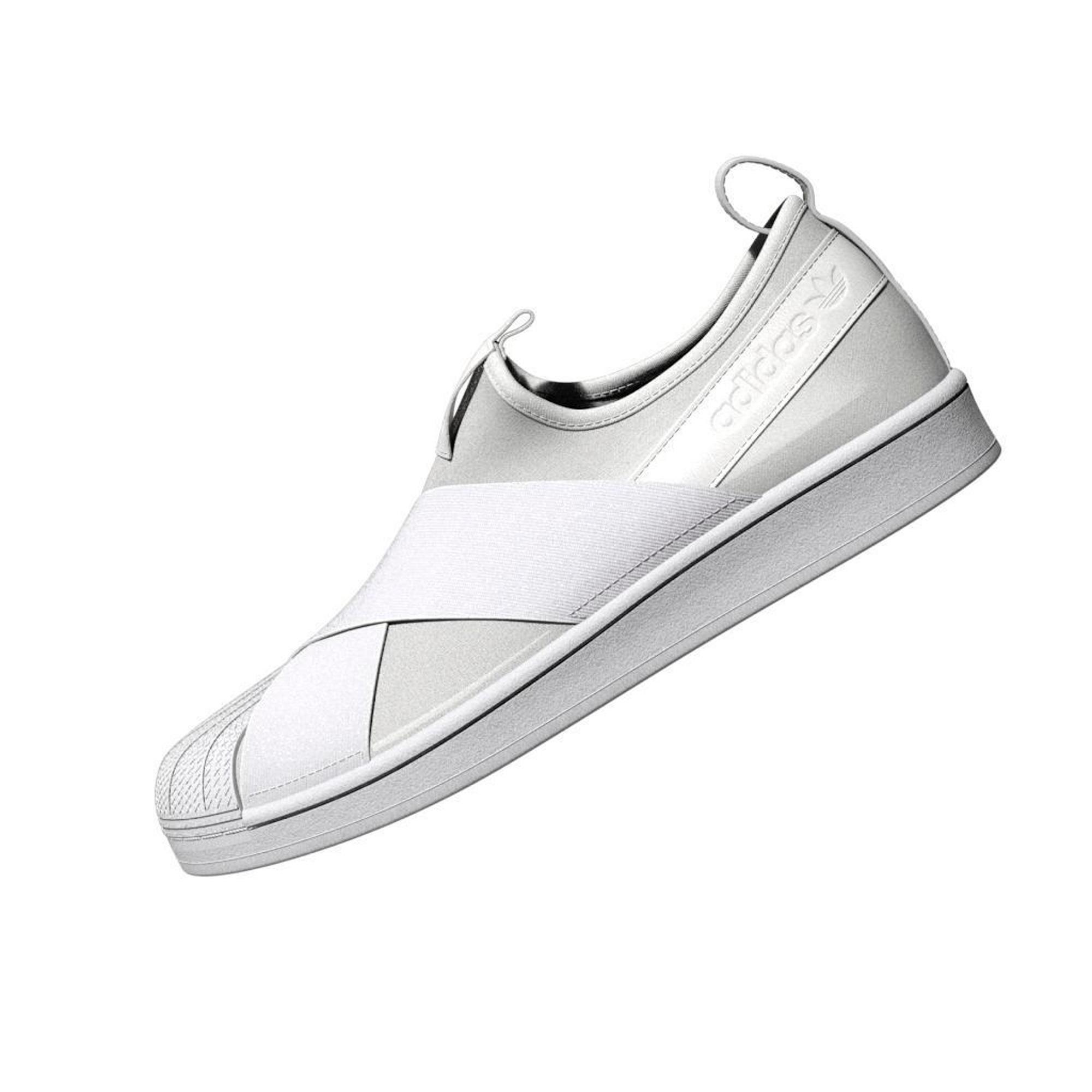 Adidas originals superstar slip on cheap mens silver