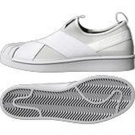Men Superstar Slip-On Shoes Ftwr, White, A901_ONE, large image number 19