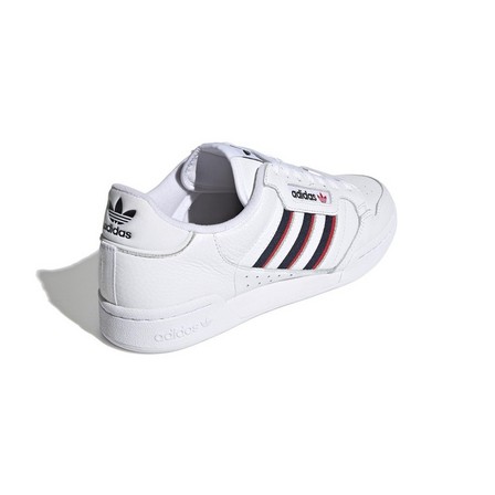 Mens Continental 80 Stripes Shoes, White, A901_ONE, large image number 1