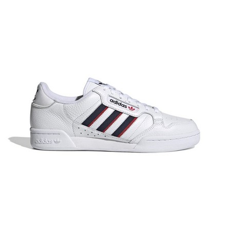 Mens Continental 80 Stripes Shoes, White, A901_ONE, large image number 4