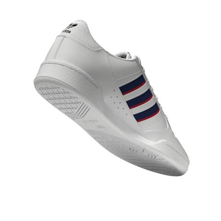 Mens Continental 80 Stripes Shoes, White, A901_ONE, large image number 5