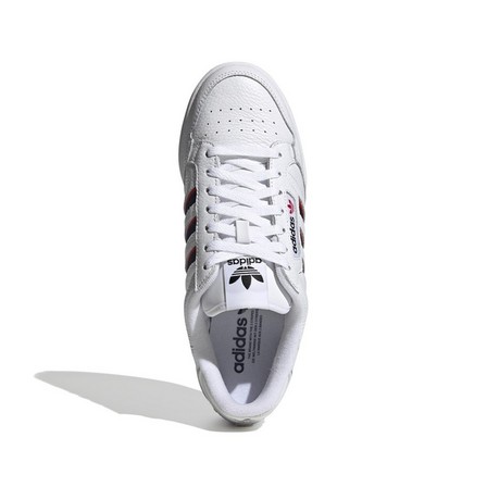 Mens Continental 80 Stripes Shoes, White, A901_ONE, large image number 6