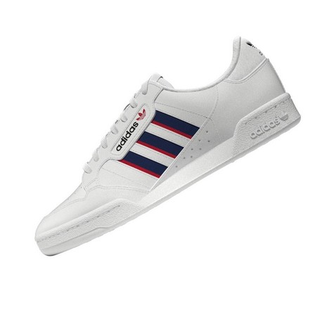 Mens Continental 80 Stripes Shoes, White, A901_ONE, large image number 10