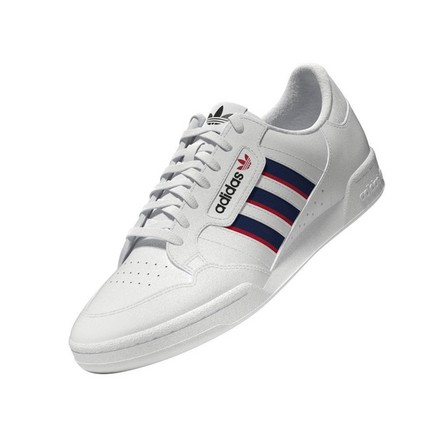 Mens Continental 80 Stripes Shoes, White, A901_ONE, large image number 17