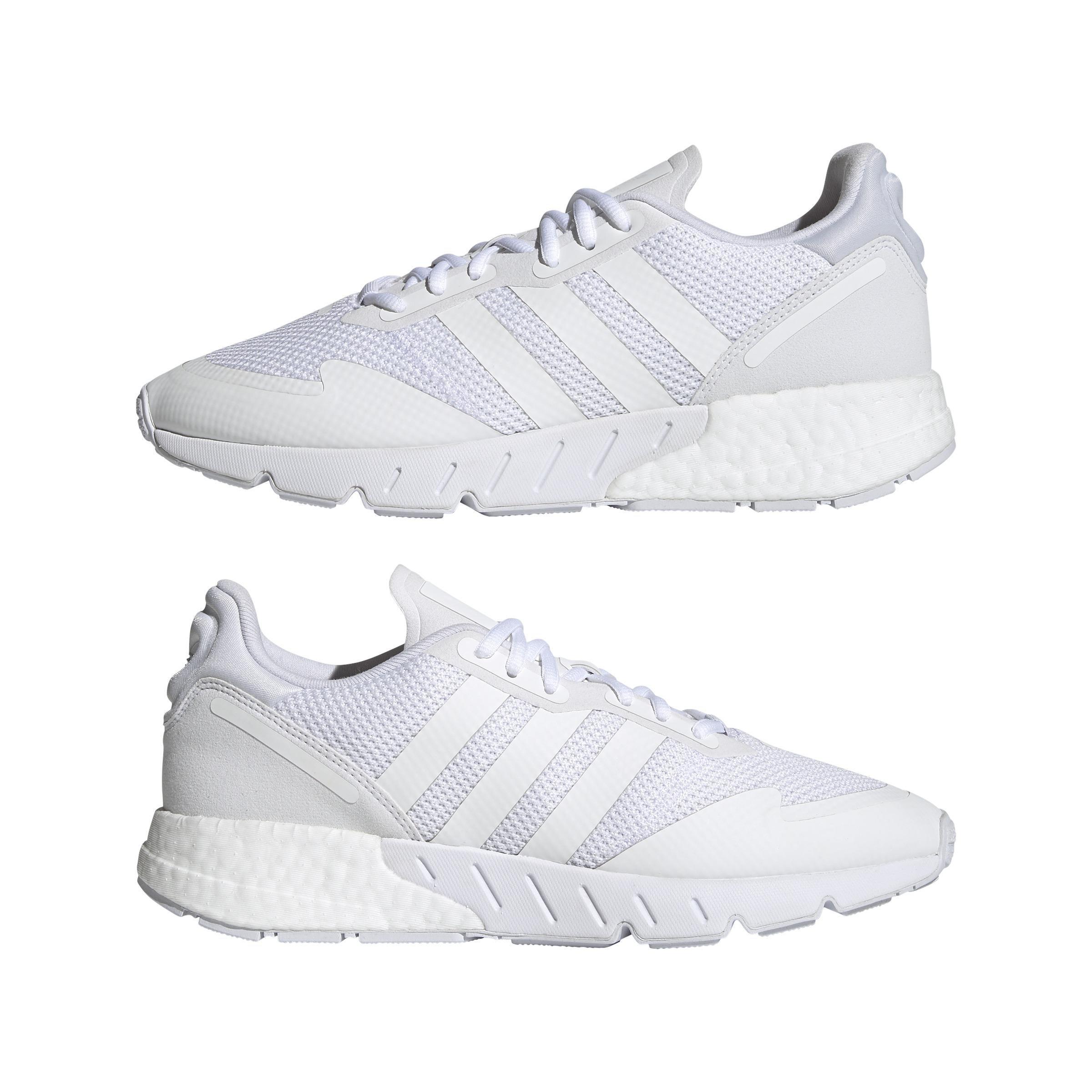 Zx 1K Boost Shoes Ftwr, White, A901_ONE, large image number 6