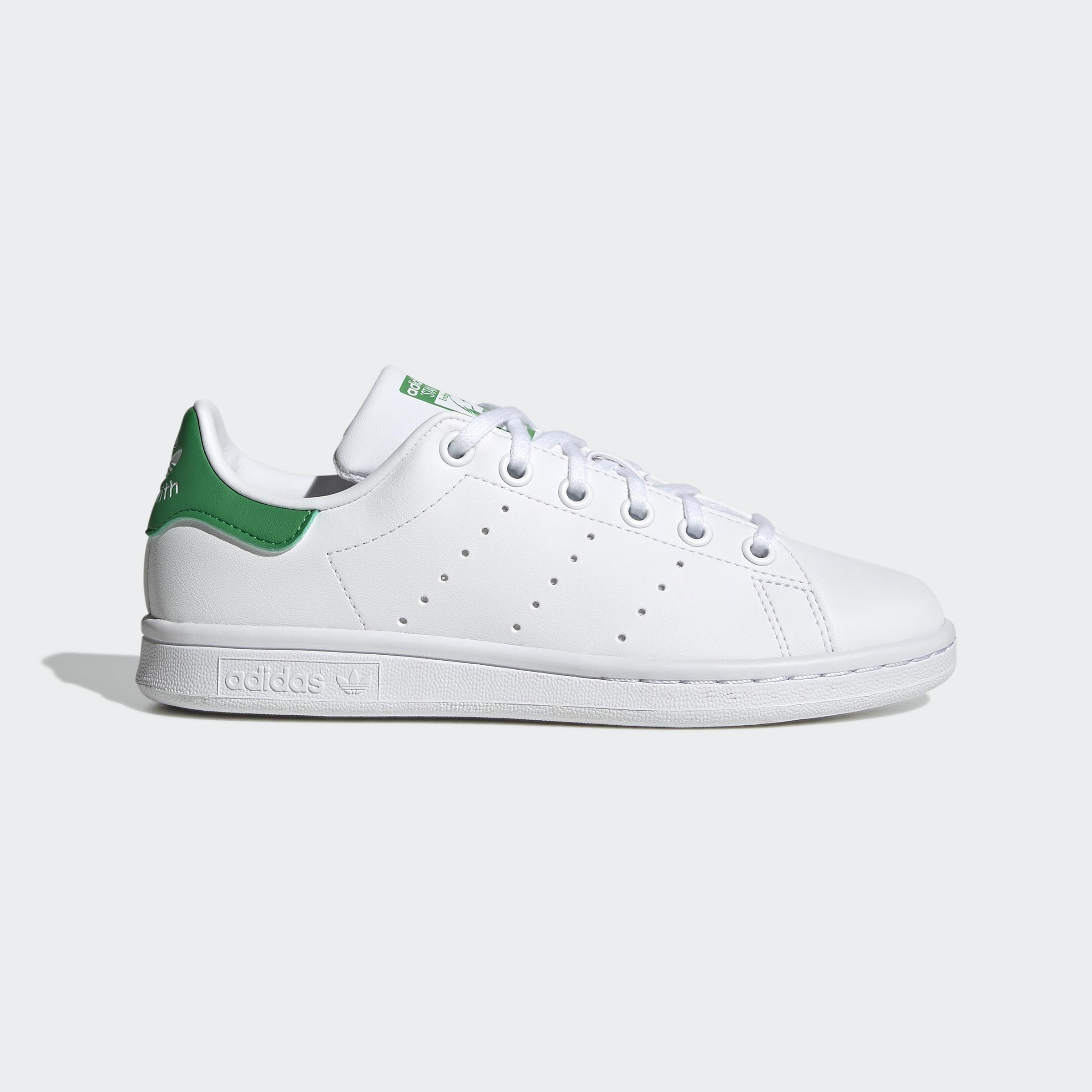 Kids Unisex Stan Smith Shoes, White, A901_ONE, medium