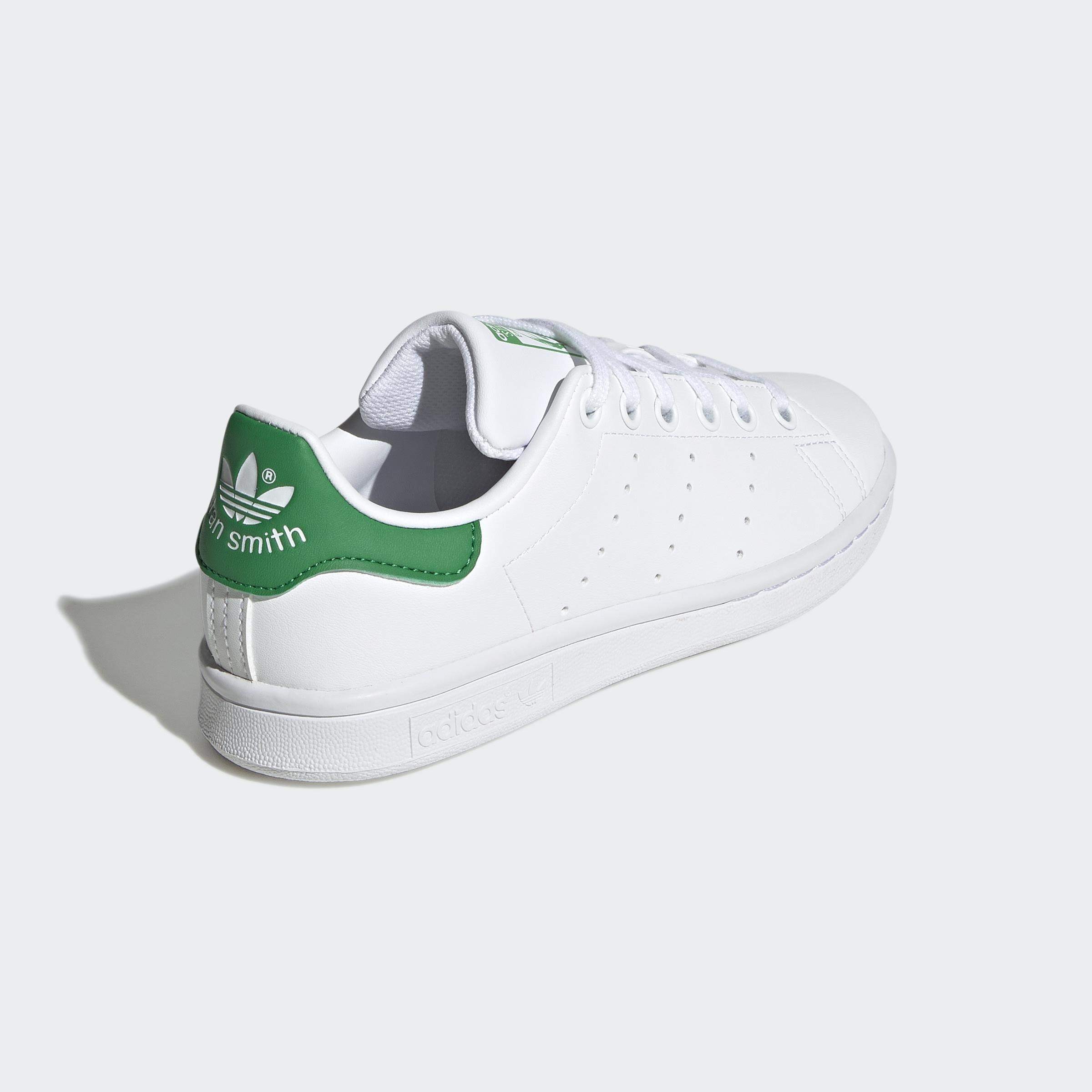 Kids Unisex Stan Smith Shoes, White, A901_ONE, large image number 3