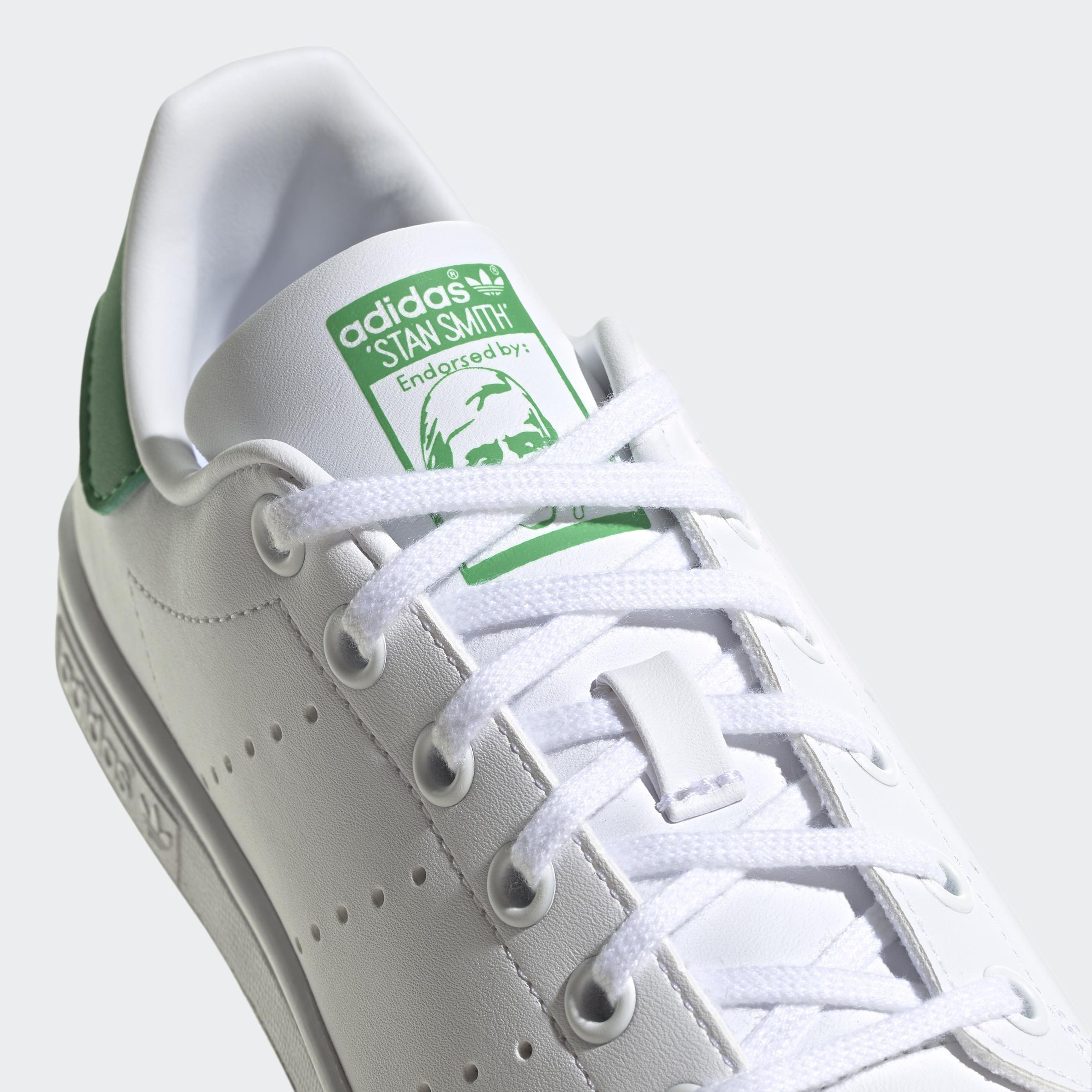 Kids Unisex Stan Smith Shoes, White, A901_ONE, large image number 4