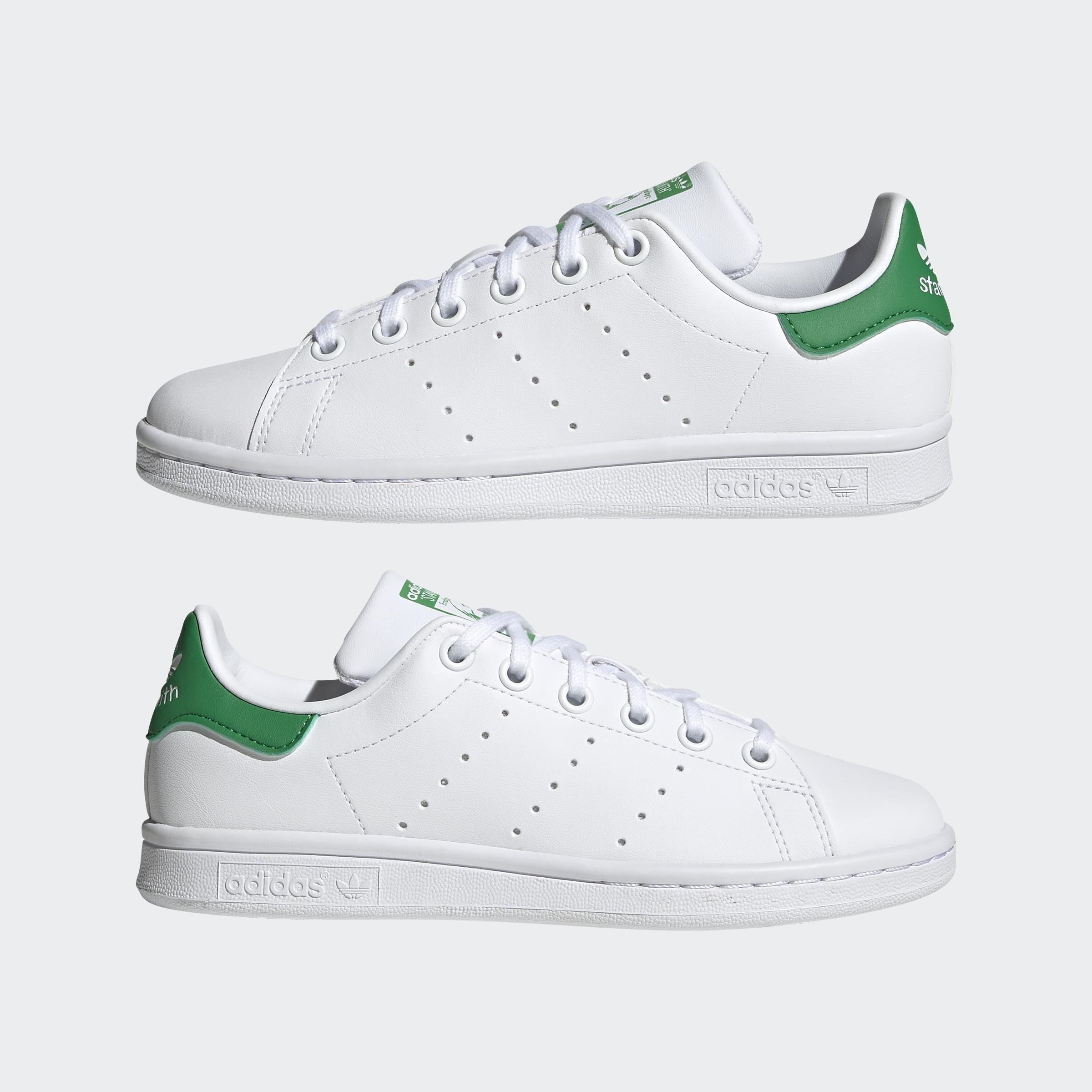 Kids Unisex Stan Smith Shoes, White, A901_ONE, large image number 8