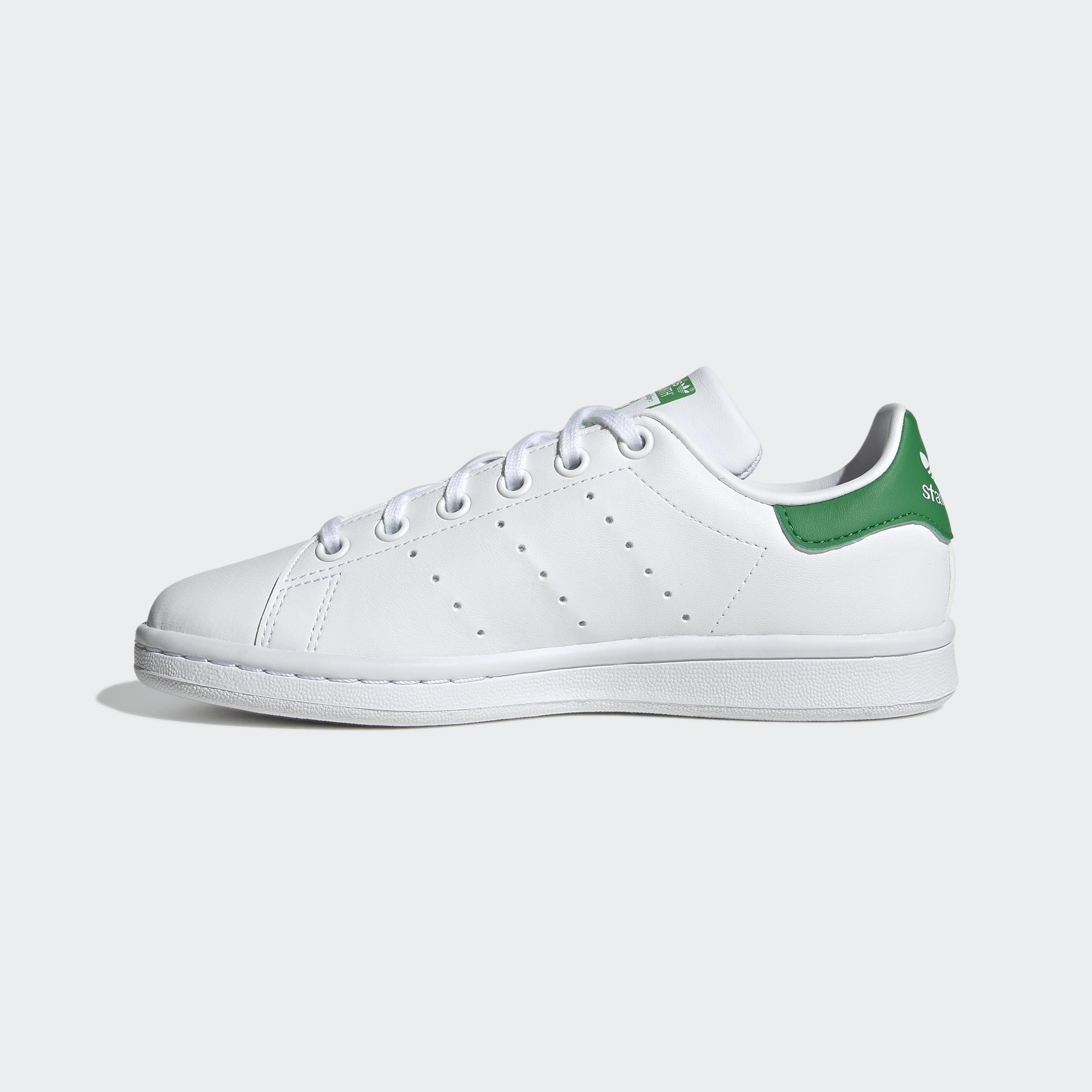 Kids Unisex Stan Smith Shoes, White, A901_ONE, large image number 9