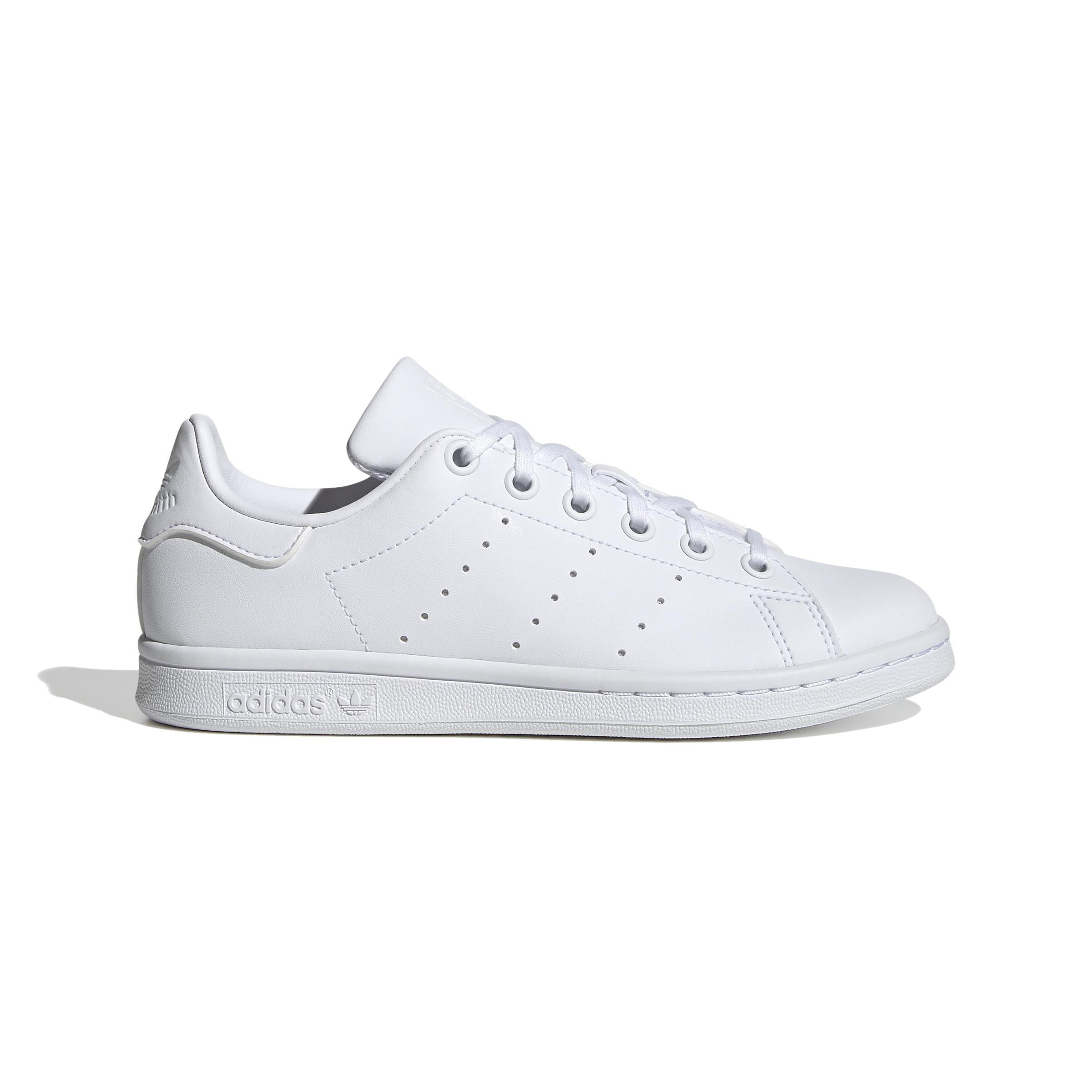 Unisex Kids Stan Smith Shoes, White, A901_ONE, large image number 0